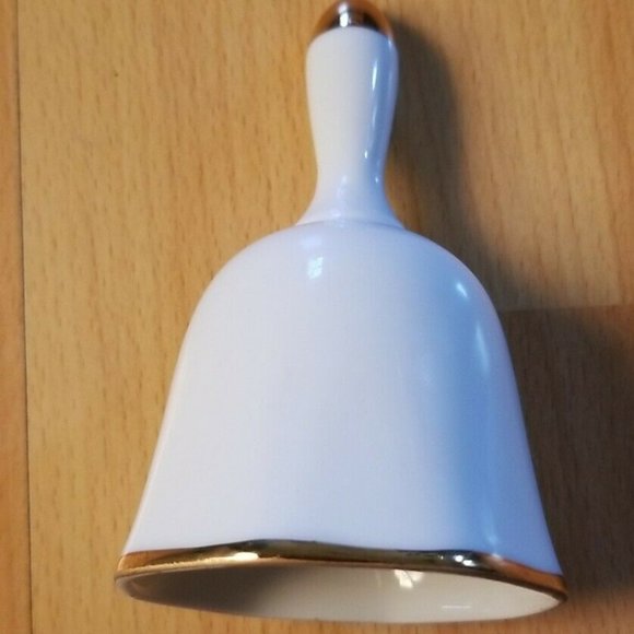 CERAMIC BELL FRANKFURT 22 KARAT GOLDANFLAUGE KLEIB - Picture 4 of 6